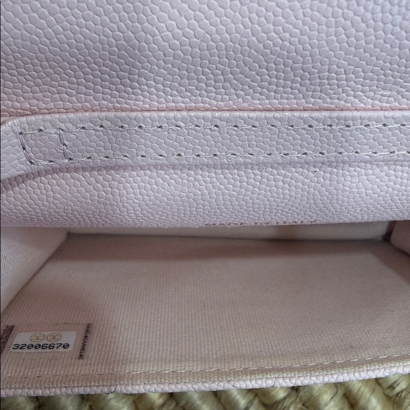 CHANEL Light Pink Quilted Mini Bag with Gold Chain - Picture 10 of 17